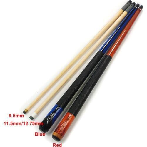 Xmlivet professional 1/2 Jointed Maple Shaft 9.5mm/11.5mm/12.75mm Billiard Pool Cue Stick Nine-ball Ball Arm cues 2colors China