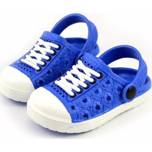 Baby Girls Boys Sandals Summer flat-sandas Slippers Outdoor Hole Shoes Cute Lace Up Waterproof Breathable Sandals Shoes