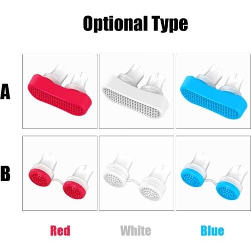 Silicone anti snoring Nasal Dilators Anti Snore Nose Clip Sleep Tray Sleeping Aid Apnea Guard Night Device