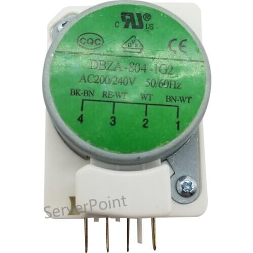 FOR good working High-quality for refrigerator Parts DBZA-804-1G2 220V 50HZ refrigerator defrosting timer
