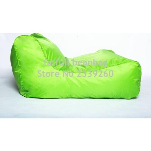 Cover only No Filler -Lime green Large bean bag sofa seat furniture, outdoor beanbag chairs, double room set