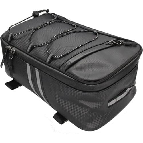 Motorcycle Waterproof Rear Bag Tool Bag Large Capacity Bicycle Rear Carrying Bag Storage Bag
