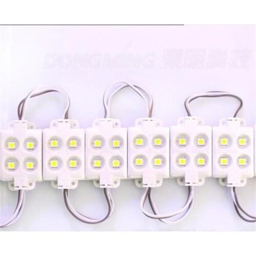 YANGMIN Free Shipping Outdoor Waterproof 12V 3000K OR 6500K 1W 5050Smd 4 Led Module For Sign Board