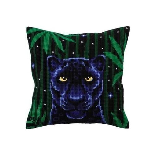 Latch Hook Cushion Kits ball Pillows Wedding Animal leopard Home Decoration Pillow Case Kits for Embroidery Unfinished