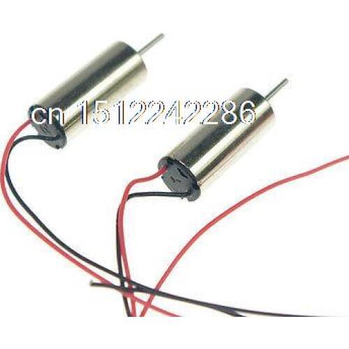 2PCS 3.7V 48000 RPM Electric Aircraft Coreless DC Motor for RC Propeller Toy
