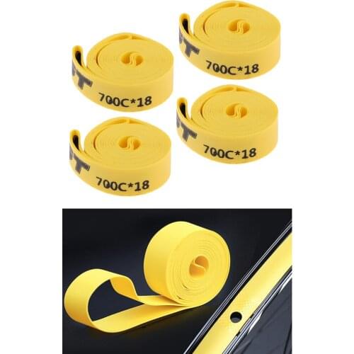 4X Road Bike Tire Liner Protection Puncture Proof Belt Inner Tube 700Cx18mm