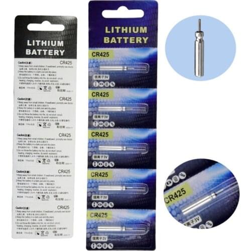 5 pcs/lot Rechargeable Battery CR425 USB Charger For Electronic Fishing Float Batteries Night Fishing Accessories Tackles