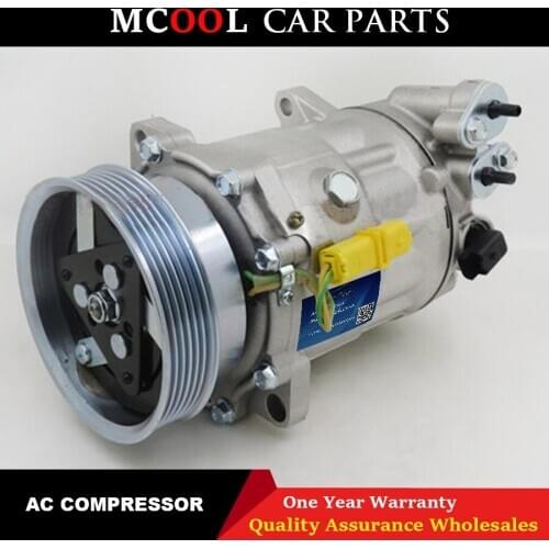 Auto AC Compressor for car Peugeot 407 607 Citroen C5 9656572180 6453XW 648720 9663315580 6453SH 9648138780 9660555480