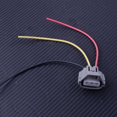 DWCX 1Pc Car 3 Way 3 Pin Turn Light Signal Harness Cable Connector Fit For Toyota Scion Lexus Acura Honda Nissan Infiniti