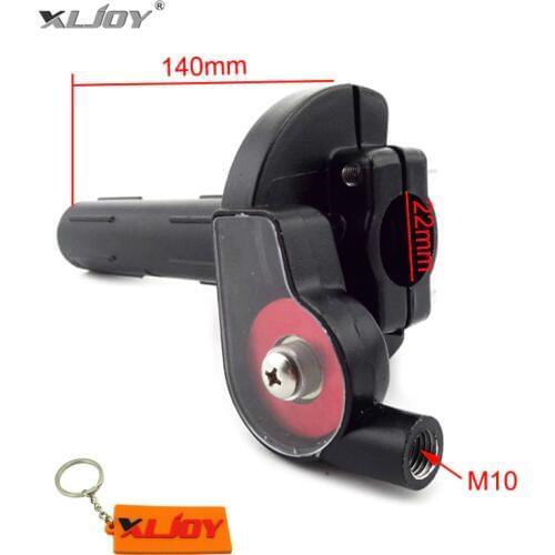 Black/Red Visible Plastic Throttle 1/4 Pitbike QuarterTurn Twist Throttle For Pit Dirt Bike Atomic DHZ SSR Motocross Motobike