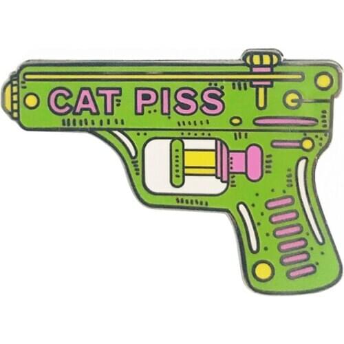Piss Gun Enamel Pin