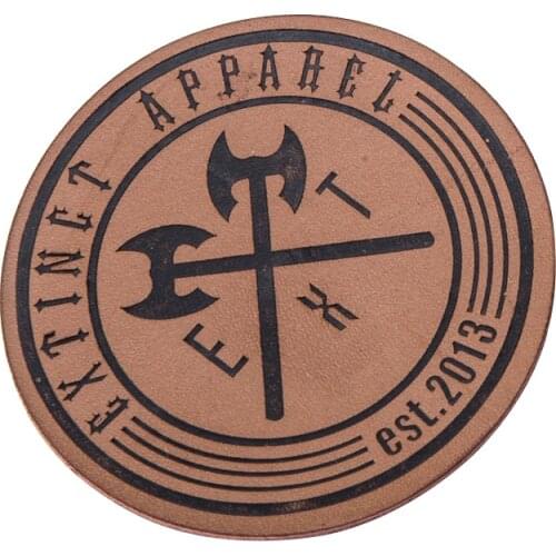 Customized Leather Labels For Clothing Brand Name Leather Garment Tag Custom Handmade Jeans Label Stitched Tags Tissue Marker