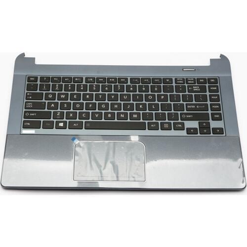 K000140420 Genuine New Top Cover Palmrest Blue AP0T7000410 w/ US Keyboard Black & TouchPad Assy for Toshiba Satellite U900