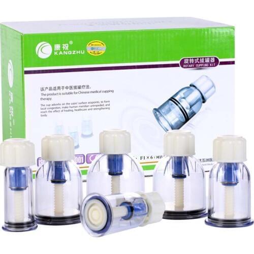 Chinese traditional massage method vacuum cupping Negative pressure meridian acupoints easy use set new