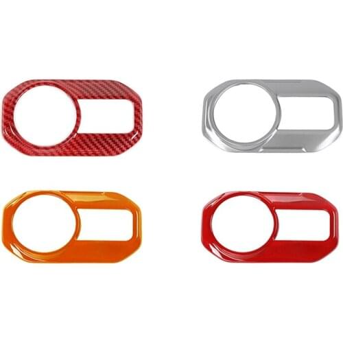 Headlight Switch Cover Trim Control Button Interior Accessories For Jeep Wrangler JL Gladiator JT 2018-2021