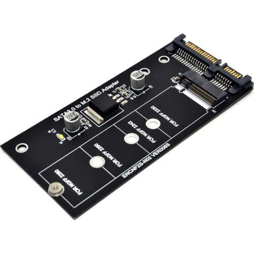 M2 NGFF ssd SATA3 SSDs Turn Sata Adapter Expansion Card Adapter SATA to NGFF High-capacity High-power Connectors for Computer PC