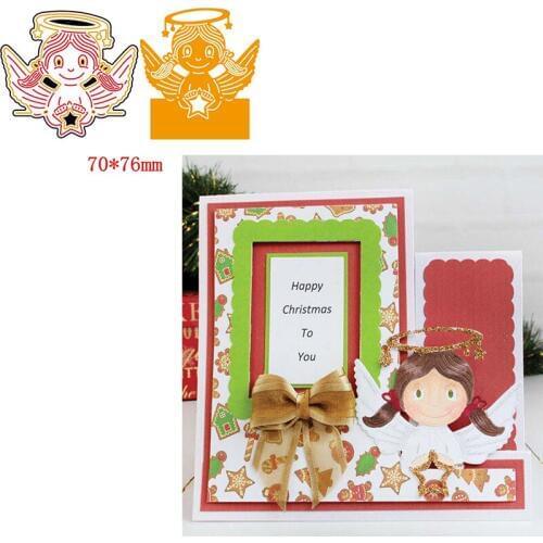 PRETTY Angel Girl Beautiful Aura Star Wings Decoration Metal Cutting Dies For DIY Scrapbooking Paper Cards Crafts Dies New 2019