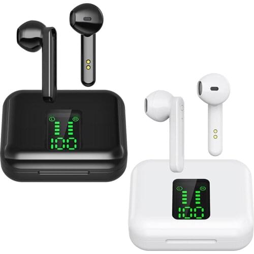 New TWS Wireless Headphones Bluetooth 5.0 Earphone Stereo Touch Headset Sports Waterproof In Ear Earbuds with Microphone