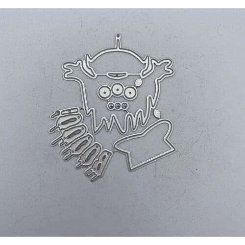 New Design Craft Metal Cutting Dies Robot decoration scrapbook Album Paper Card Craft Embossing die cuts