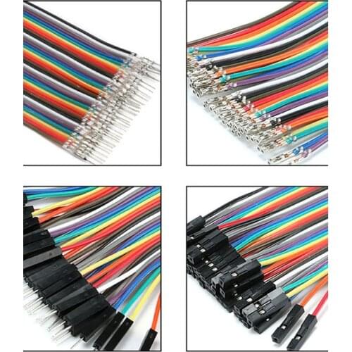 40P DuPont cable Jumper Wire Dupont female-to-female male-to-female male-to-male connection line 10/21/30/40C spacing 2.54