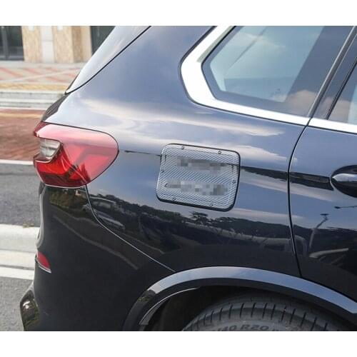 Fit For BMW X5 2019-2021 ABS Chrome Oil Fuel Tank Cap Cover Trim 1pcs Exterior Car Accessories