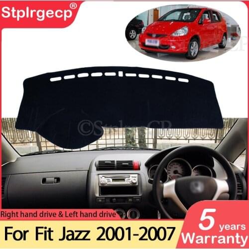 For Honda Fit Jazz 2001~2007 Anti-Slip Mat Dashboard Cover Pad Sunshade Dashmat Protect Carpet Accessories GD1 GD3 GD5 2005 2006