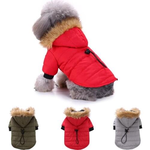Warm Dog Coat Jakcet Winter Pet Dog Clothes for Dogs Outfits Pet Clothes Chihuahua Yorkshire Clothing for Dogs Hoodie Ropa Perro
