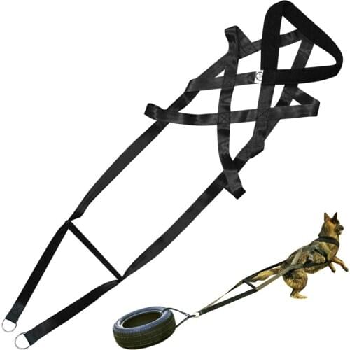 Dog Weight Pulling Sledding Dog Harness For Medium Large Work Dogs Pulling Sledding Harnesses For Canicross Ski-Joring