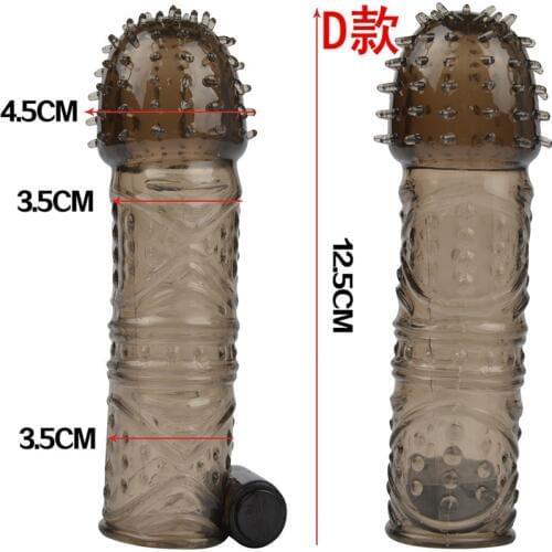Penis Vibrate Extender, Delay Ejaculation, Penis Enlargement Enhancer, Penis Extend Sleeve, Sex Toys for Man, Adult Products O15