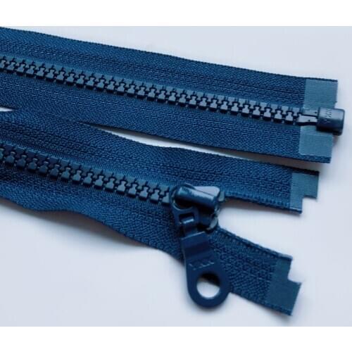 YKK Zipper 5 Resin Single Zipper Dark Blue 30-120cm