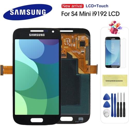 LCD For Samsung Galaxy S4 Mini I9190 i9192 i9195 Phones LCD Display Touch Screen Digitizer Replacement with Frame
