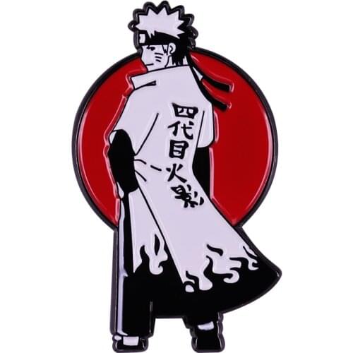 Yondaime Hokage Badge As long as there is a love there will be a heat