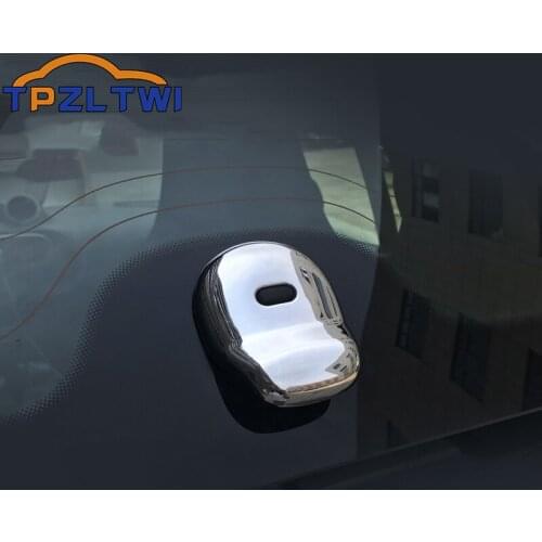 1Pcs Plastic ABS Box Door Handle Decorative Car Sticker Silver Suitable for Smart fortwo 453 Trunk Trim Modification Accessories