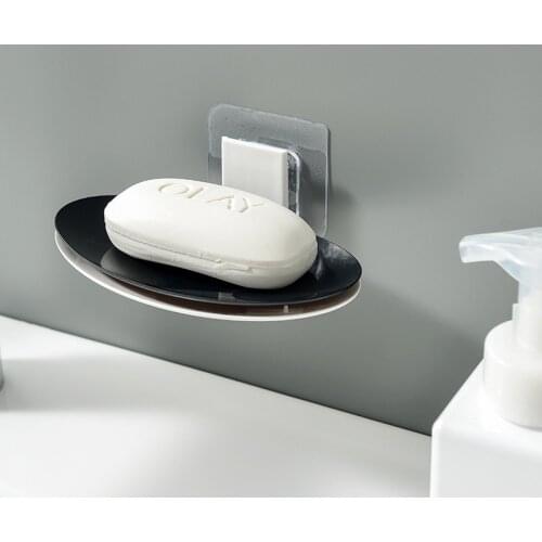 1PC Bathroom Shower Soap Box Dish Storage Plate Tray Holder Case Wall-mounted Soap Holder Housekeeping Container Organizers