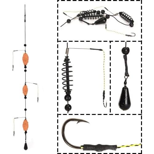 15-35g Sinker Fishing Hook Artificial Lure Bait Cage Set Fishing Feeder Baitholder Carp Swivel Line Assorted Fishing String Hook