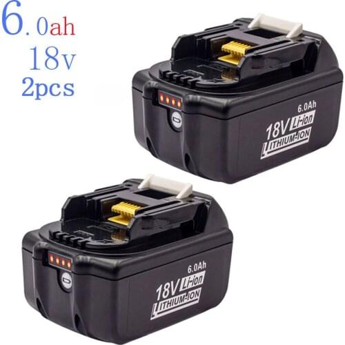 18650 Rechargeable Battery 18V 6000mAh Li-ion For Makita 18v 6Ah Battery BL1840 BL1850 BL1830 BL1860B BL1860 LXT400