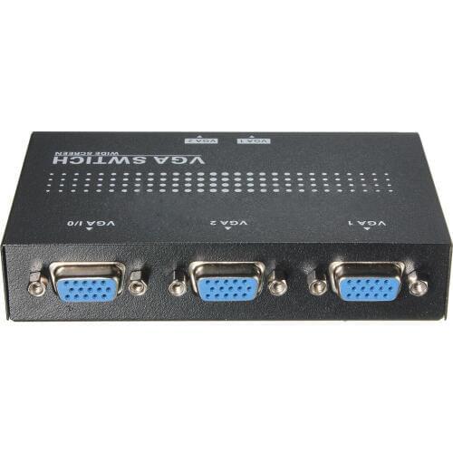 2 In 1 Out VGA VGA 2 PORTE a monitor two sources MANUAL SWITCH SPLITTER