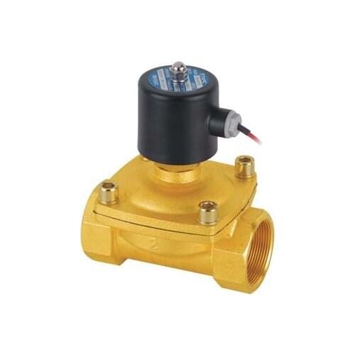 2" Water Valve Normally Open Valve 2W500-50-NO In Brass Solenoid Valves