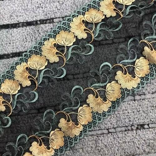 2 Yards 2019 Free Shipping Hot Selling Embroidery Khaki Green Laces Africa French Flower Lace Fabric for Wedding Dress