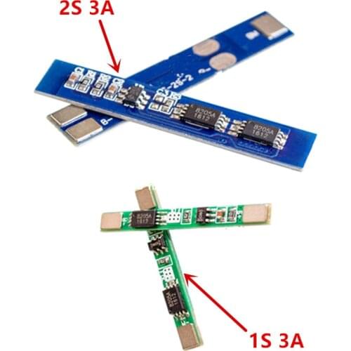 5PCS 1S 3.7V 3A /2S 3A li-ion BMS PCM battery protection board pcm for 18650 lithium ion li battery