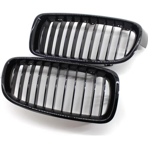 Shiny Black Front Grille for BMW F30 F31 Sedan Wagon 2012-2017 Grill