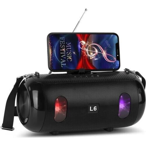 Bluetooth Wireless FM Radio Speaker Color Changing Rave Starlight Show Party Speaker Handsfree/Phone/PC/MicroSD/USB Disk/AUX-in