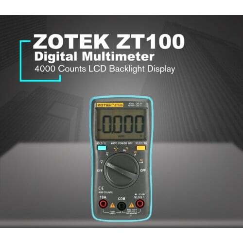 Digital Multimeter Ammeter Voltmeter Resistance Frequency backlight Meter voltage Diode Frequency ZT98 ZT100 ZT101 ZT102