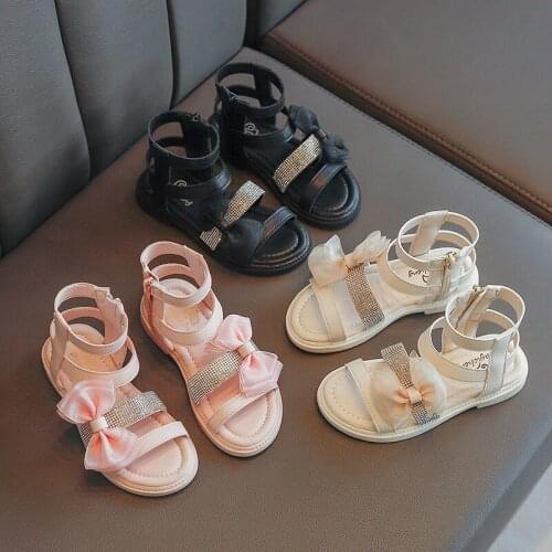 26-36 Spring Summer Children Shoes For Girl Boy 2021 New Casual Fashion Gladiator Active Kid Baby Toddler Leather Sandles