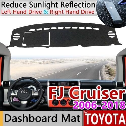 For Toyota FJ Cruiser 2006~2018 GSJ10 Anti-Slip Mat Dashboard Cover Pad Sunshade Dashmat Carpet Car Accessories 2007 2014 2017