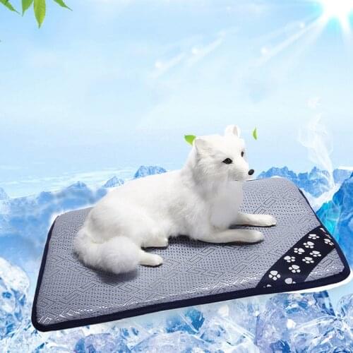 Summer cool kennel mat blue mat detachable non-slip mat Summer Cooling Pet Dog Mat Ice Sleeping Mats For Dogs