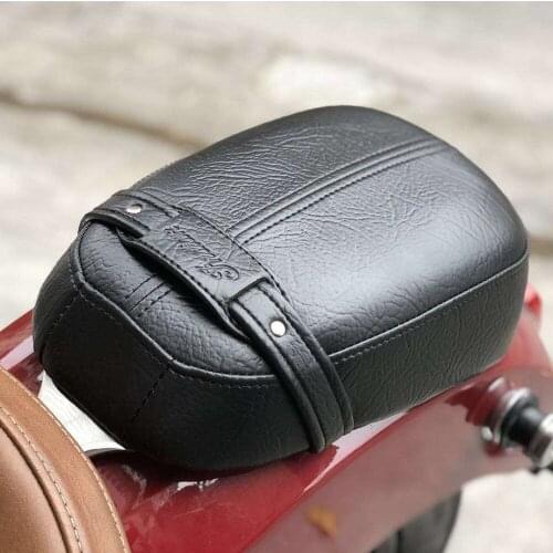 Passenger Rear Seat Pad Modification Leather Comfortable For Indian Scout Sixty 2014-2018 Motorcycle Black Cushion