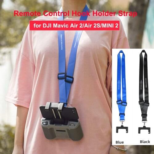 Drones Neck Lanyard Bracket for DJI Mavic Air 2/Air 2S/MINI 2 Remote Control Hook Holder Safety Strap Belt Sling Mount Accessory