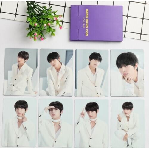 New South Korean Groups Kpop Bangtan Boys Bang Bang Con Same Photo Cards The Live Memebers LOMO Cards Clearly Premium Photos