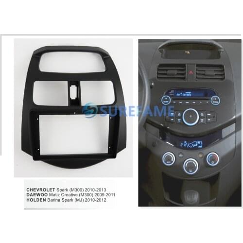 9inch Car Fascia Radio Panel for DAEWOO Matiz Creative (M300) 2009-2011 Facia Dash Kit Adapter Bezel 9 inch Console Plate Trim